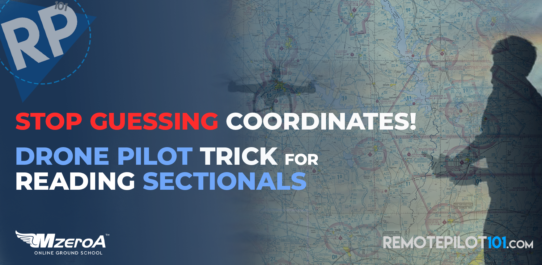 Pilot Grid Reading VFR Sectional Charts for Drone Pilots - MzeroA