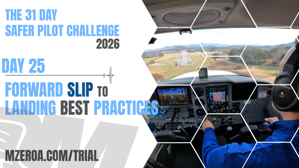 safer pilot challenge 2026 forward slip to landing technique