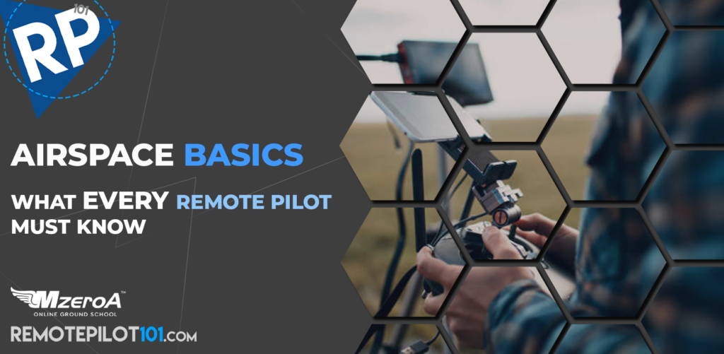 Drone pilot learning airspace basics, RemotePilot101 video thumbnail